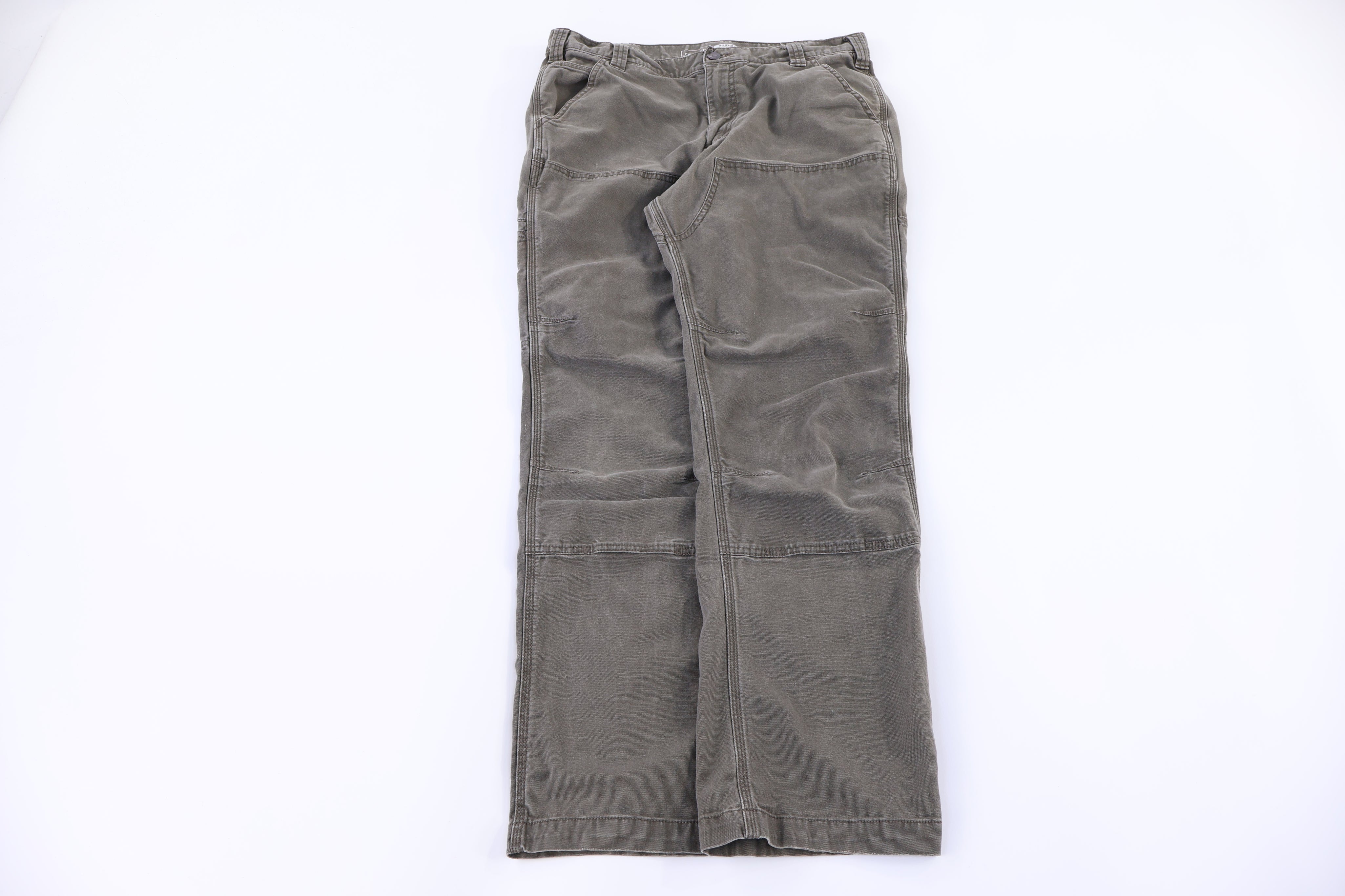 Carhartt Logo Patch Khaki Relaxed Fit Pants