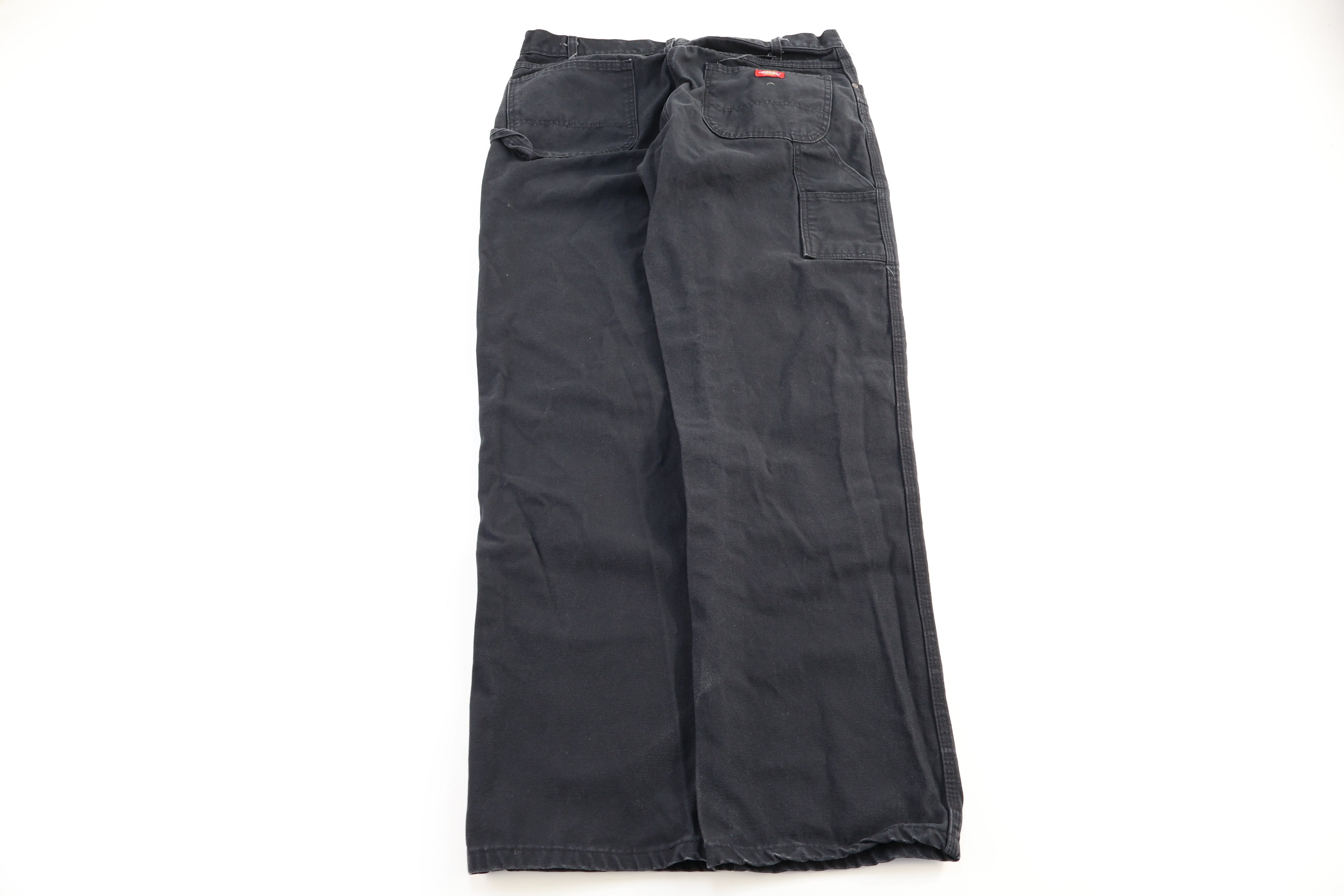 Dickies Logo Patch Black Carpenter Pants