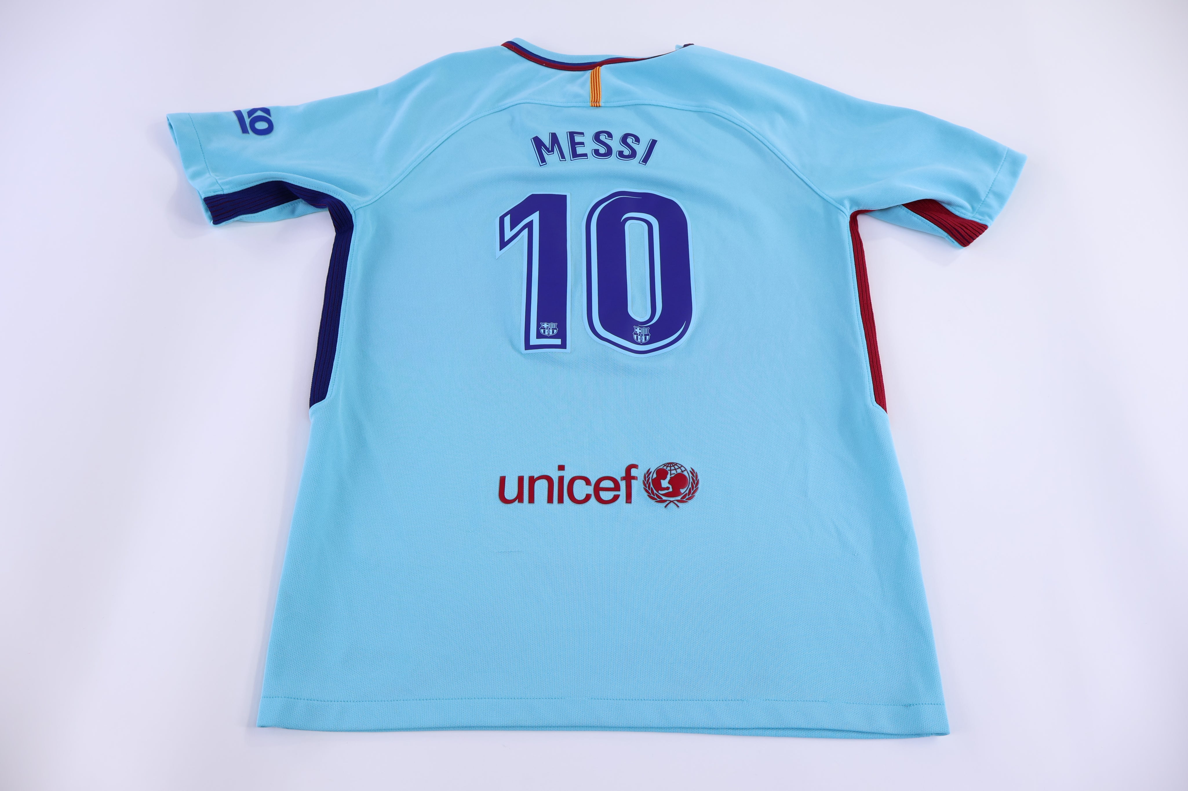 Youth 2017/18 Barcelona Lionel Messi Soccer Jersey