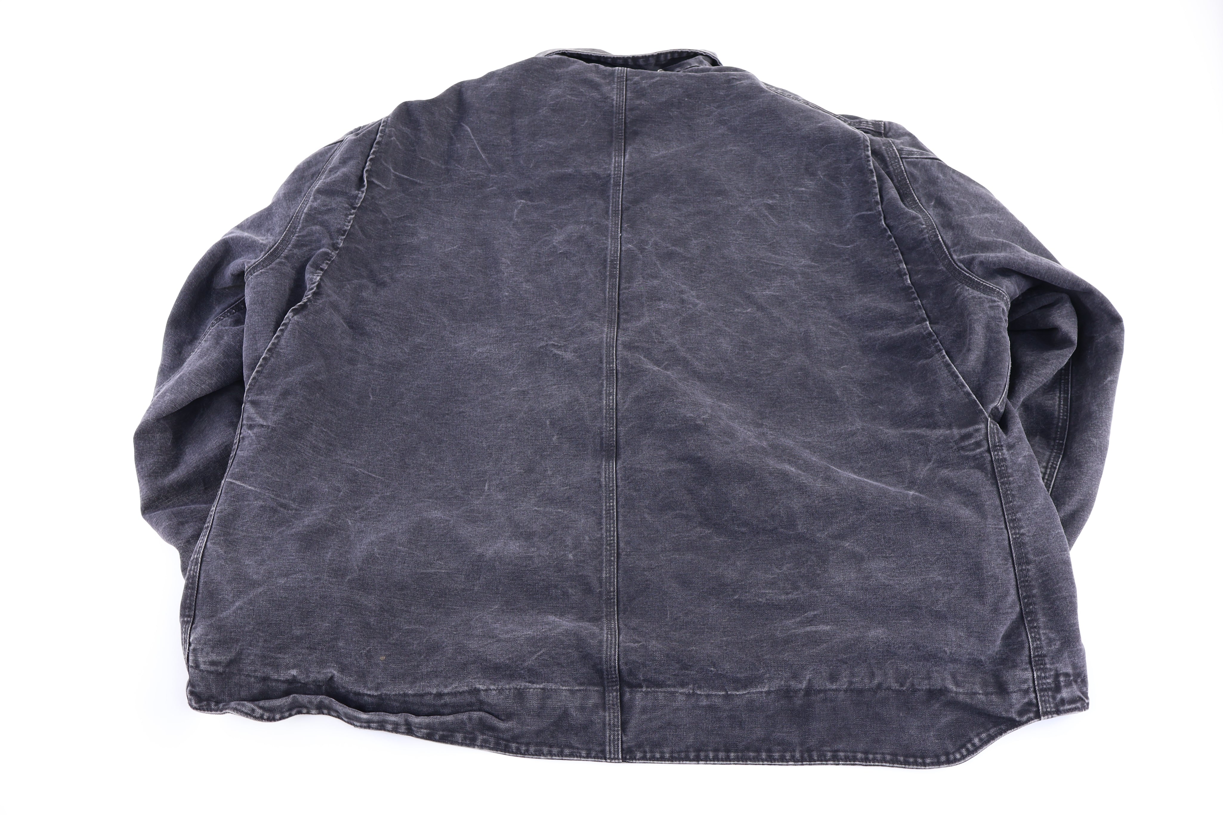 Carhartt Logo Patch Grey Full Zip Jacket
