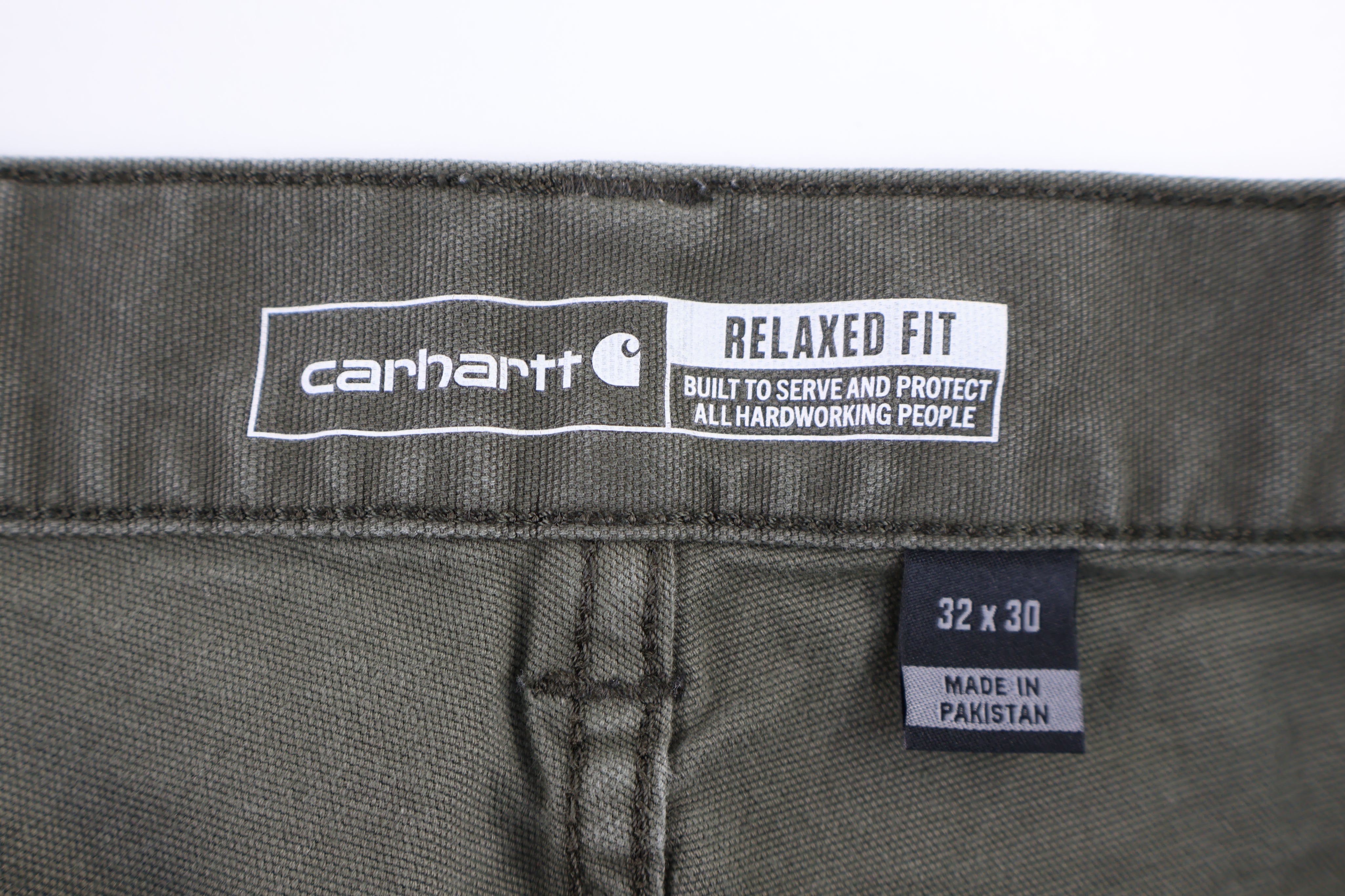 Carhartt Logo Patch Green Pants