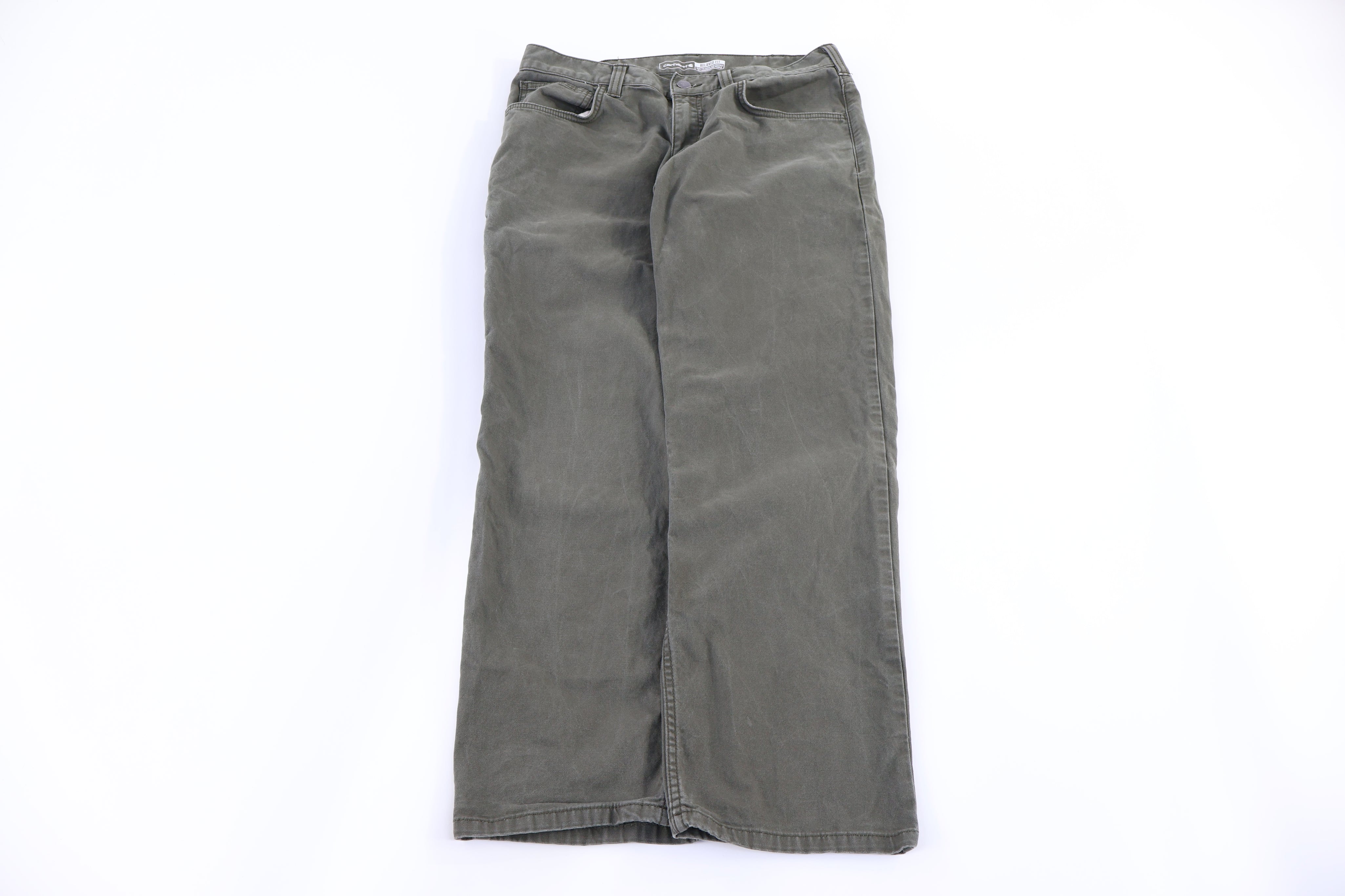 Carhartt Logo Patch Green Pants