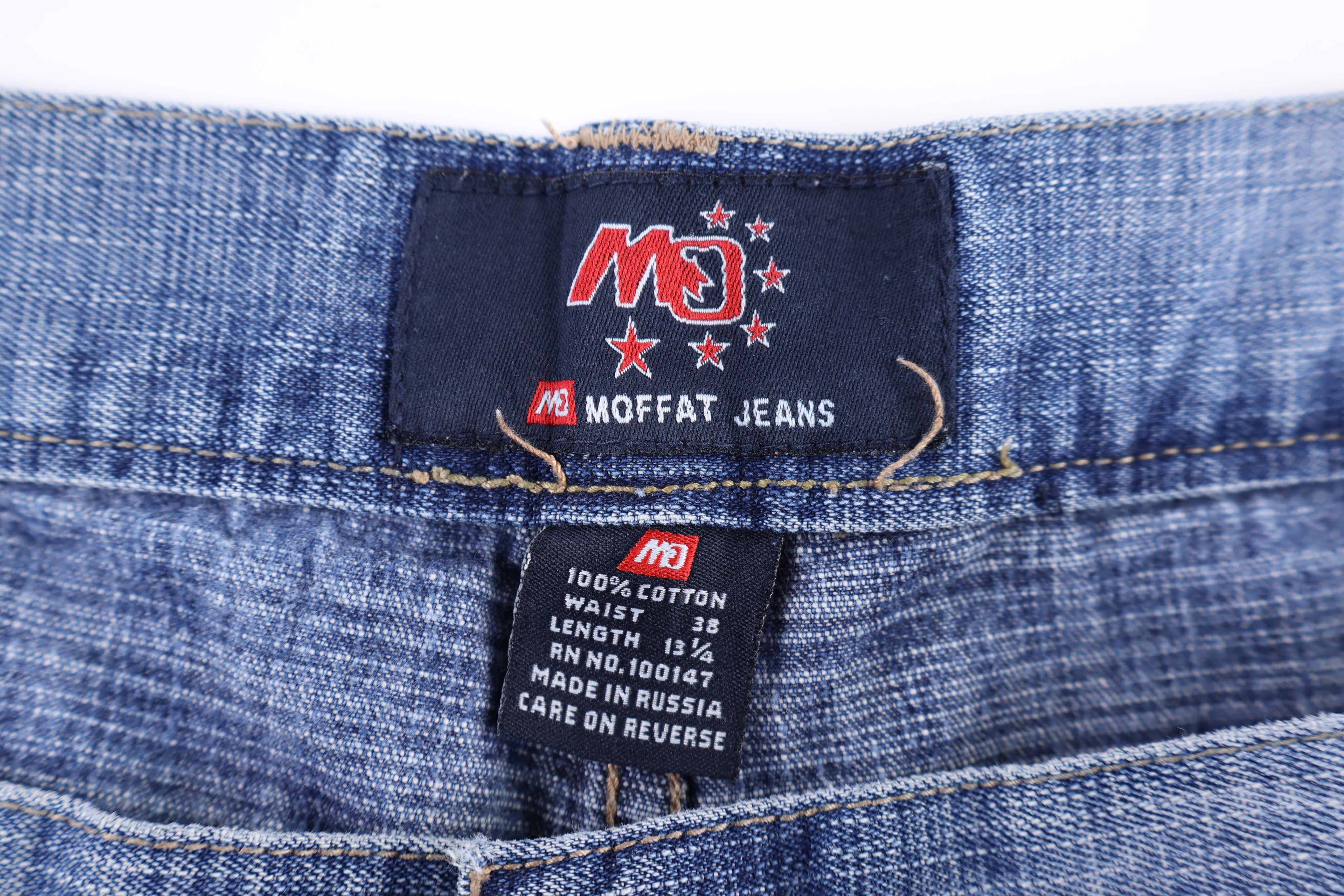 Y2K Moffat Jeans Dark Wash Denim Shorts