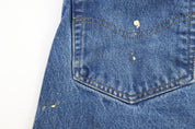 Carhart Logo Patch Dark Wash Denim Jeans