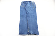 Carhart Logo Patch Dark Wash Denim Jeans