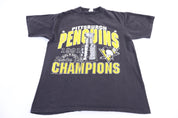 90's Pittsburgh Penguins Hockey Champions T-shirt