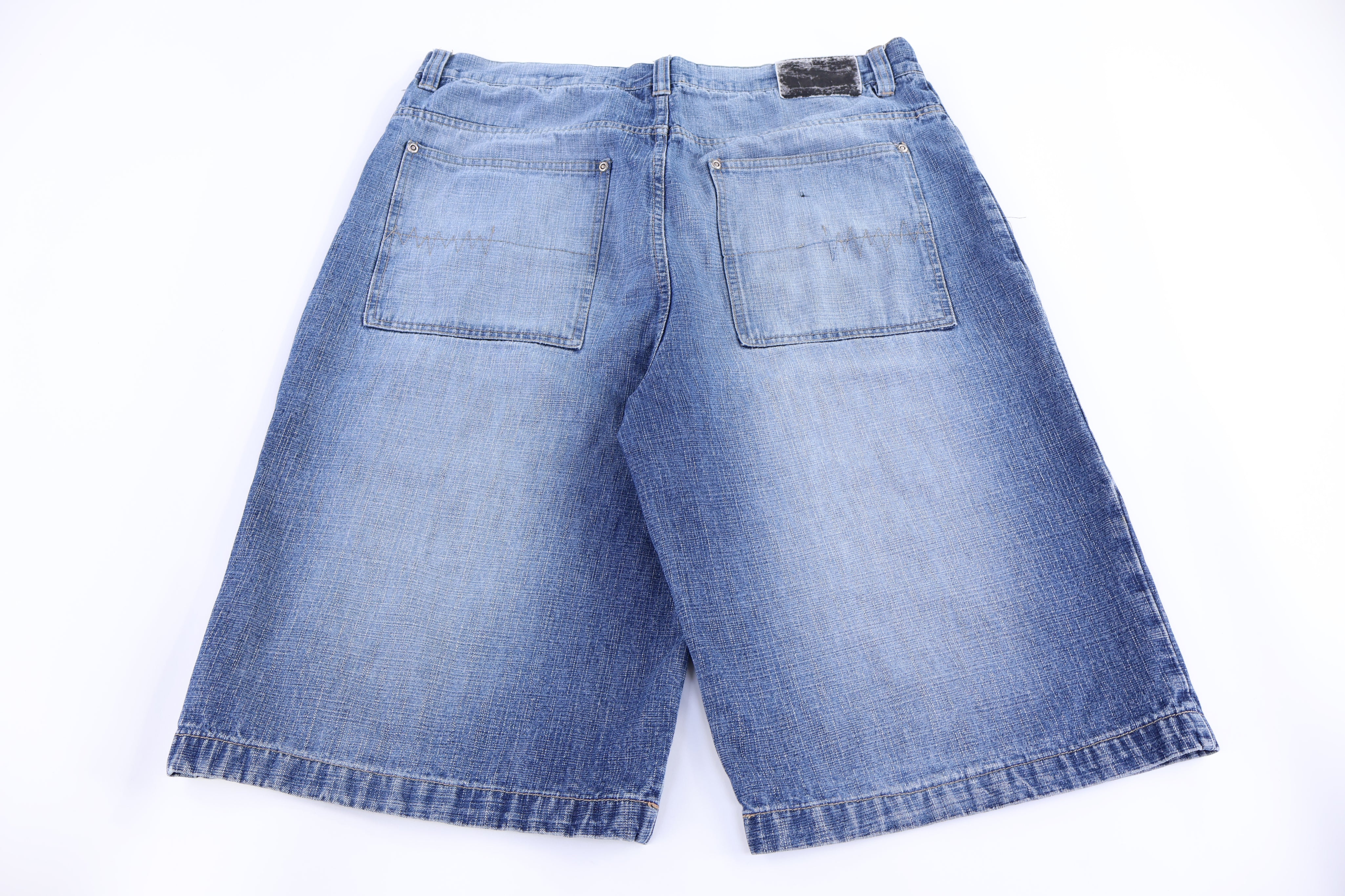 Y2K Moffat Jeans Dark Wash Denim Shorts