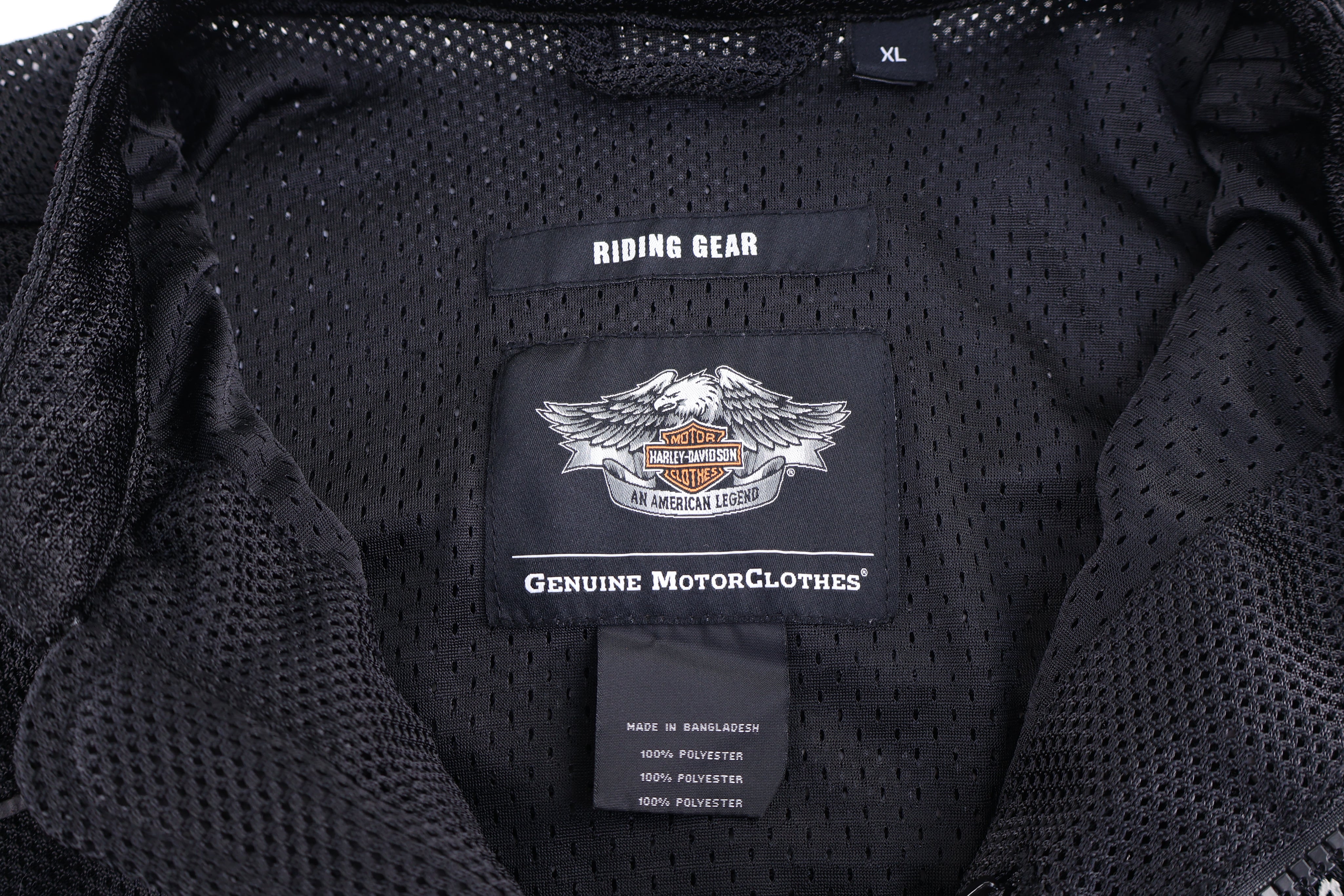 Harley Davidson Motorcycles Full Zip Biker Jacket