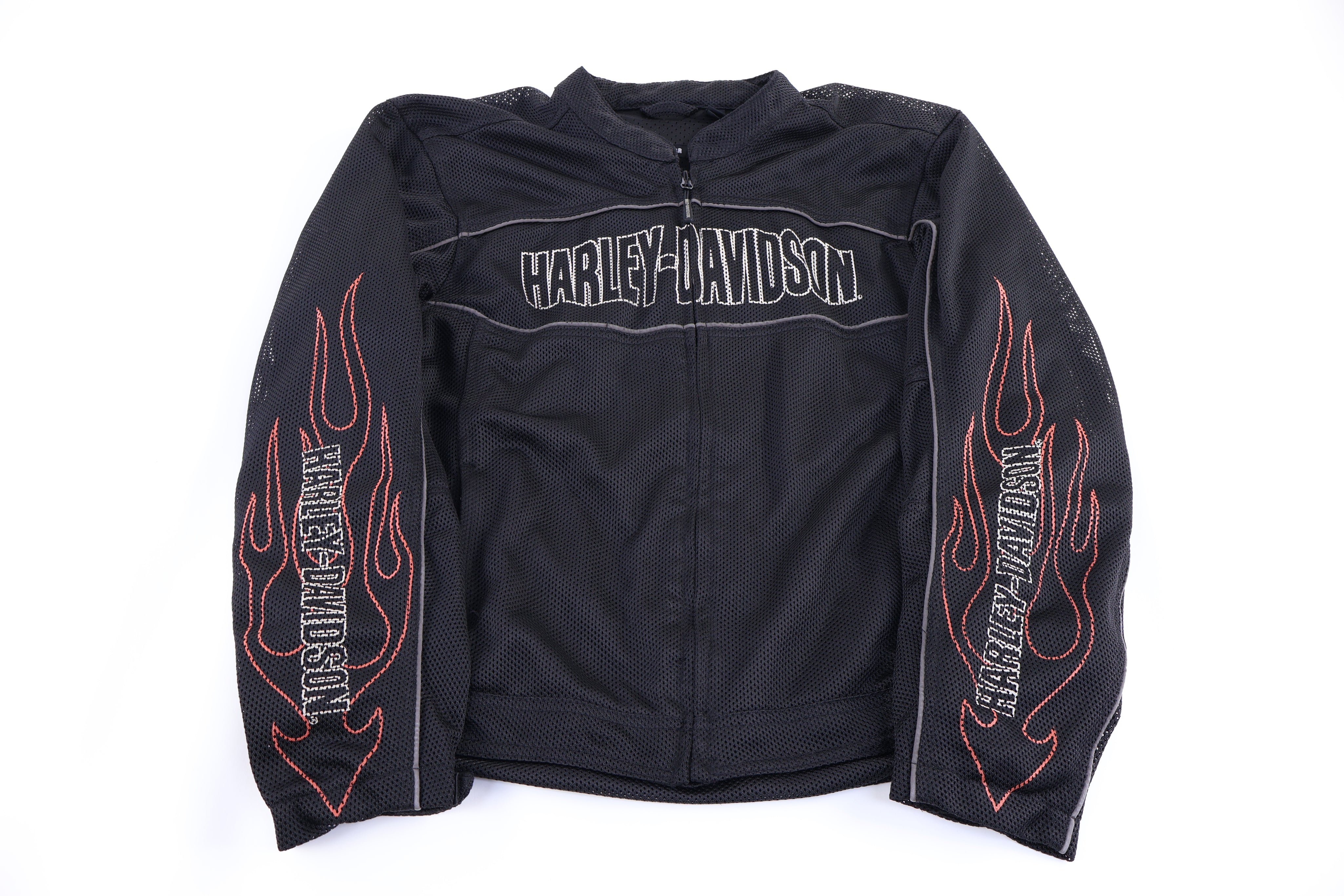 Harley Davidson Motorcycles Full Zip Biker Jacket