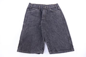 Dickies Logo Patch Grey Denim Shorts