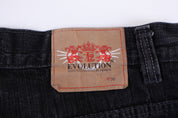 Y2K Evolution Black Denim Shorts