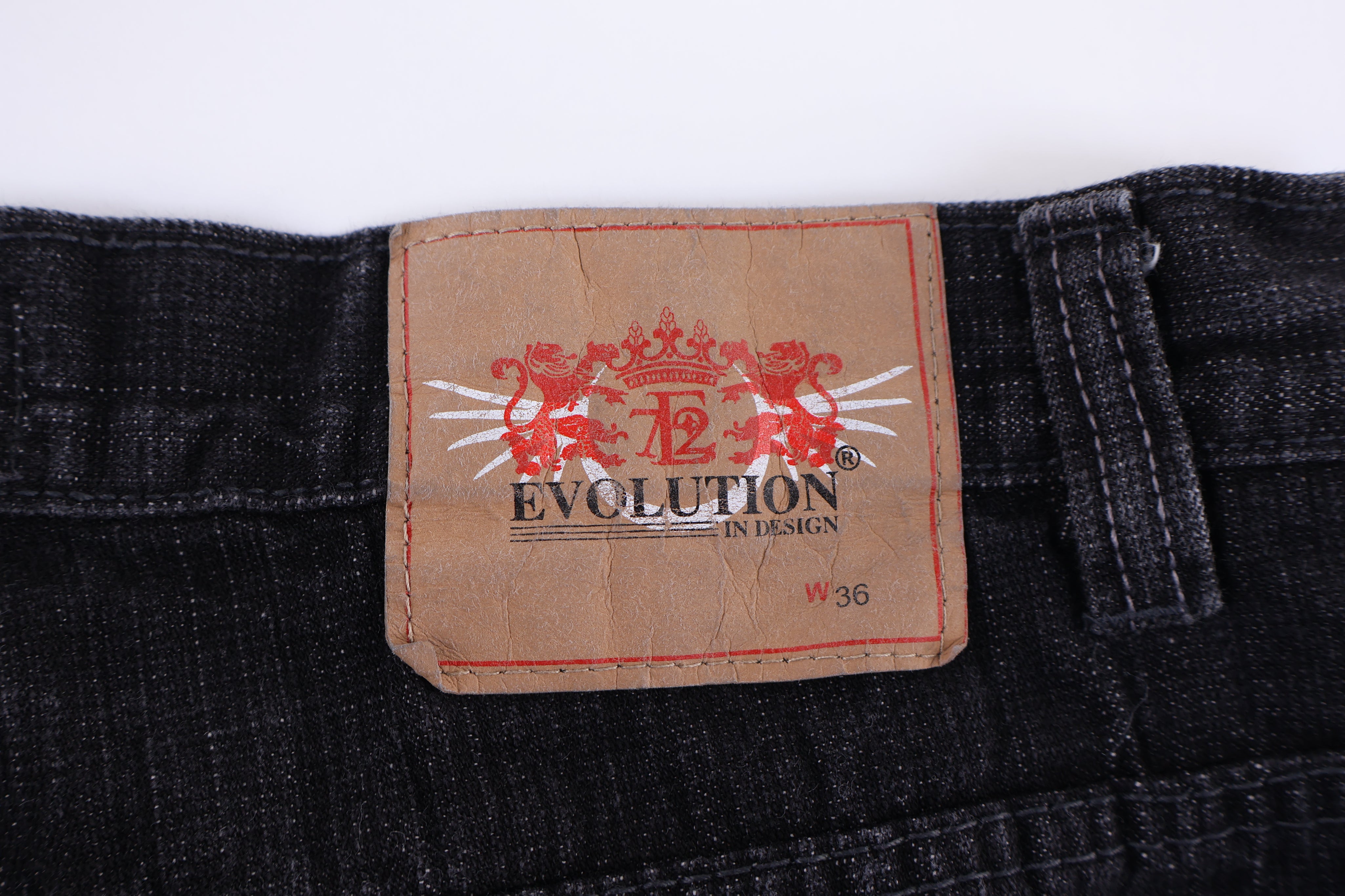 Y2K Evolution Black Denim Shorts