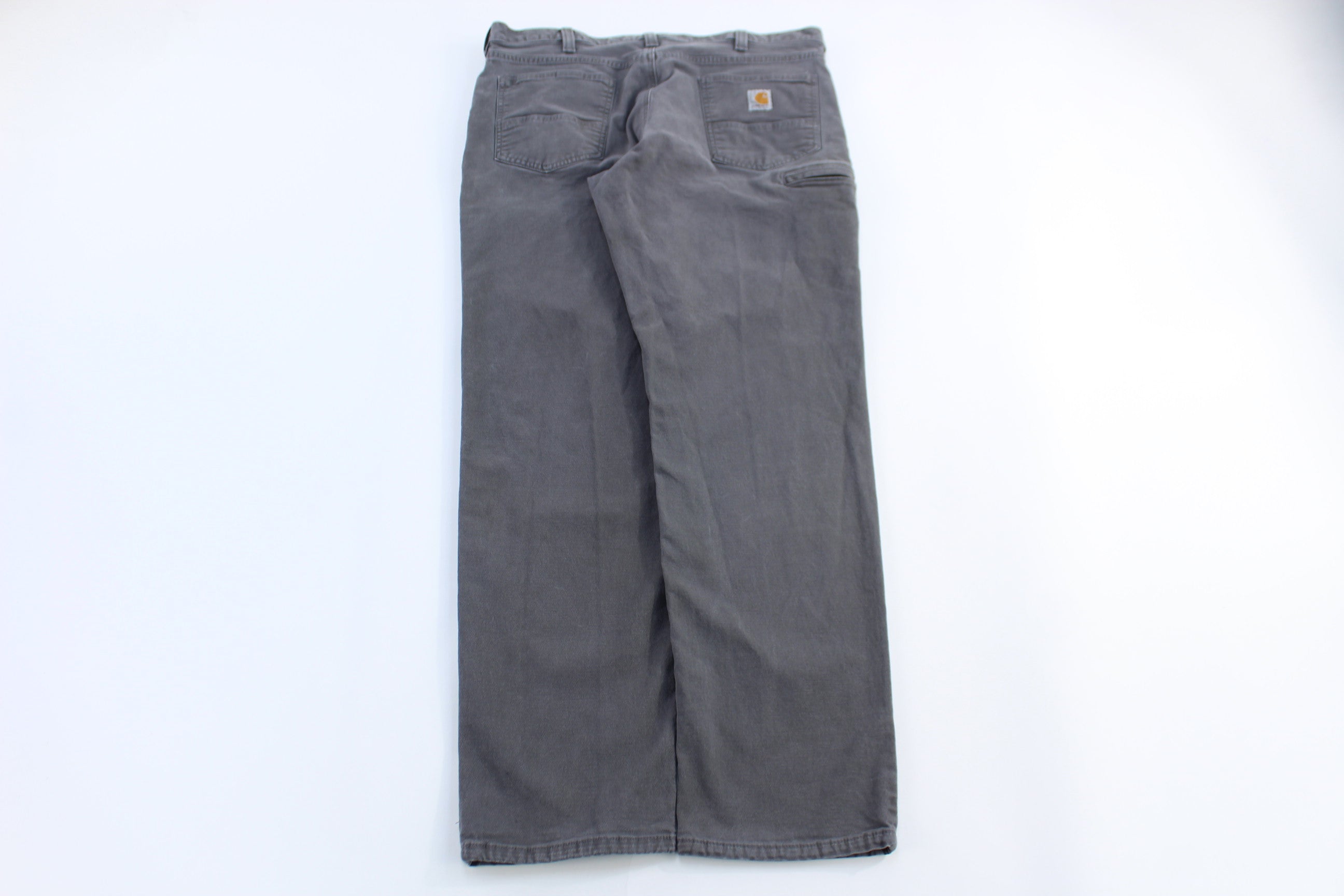 Carhartt Logo Patch Grey Relaxed Fit Pants