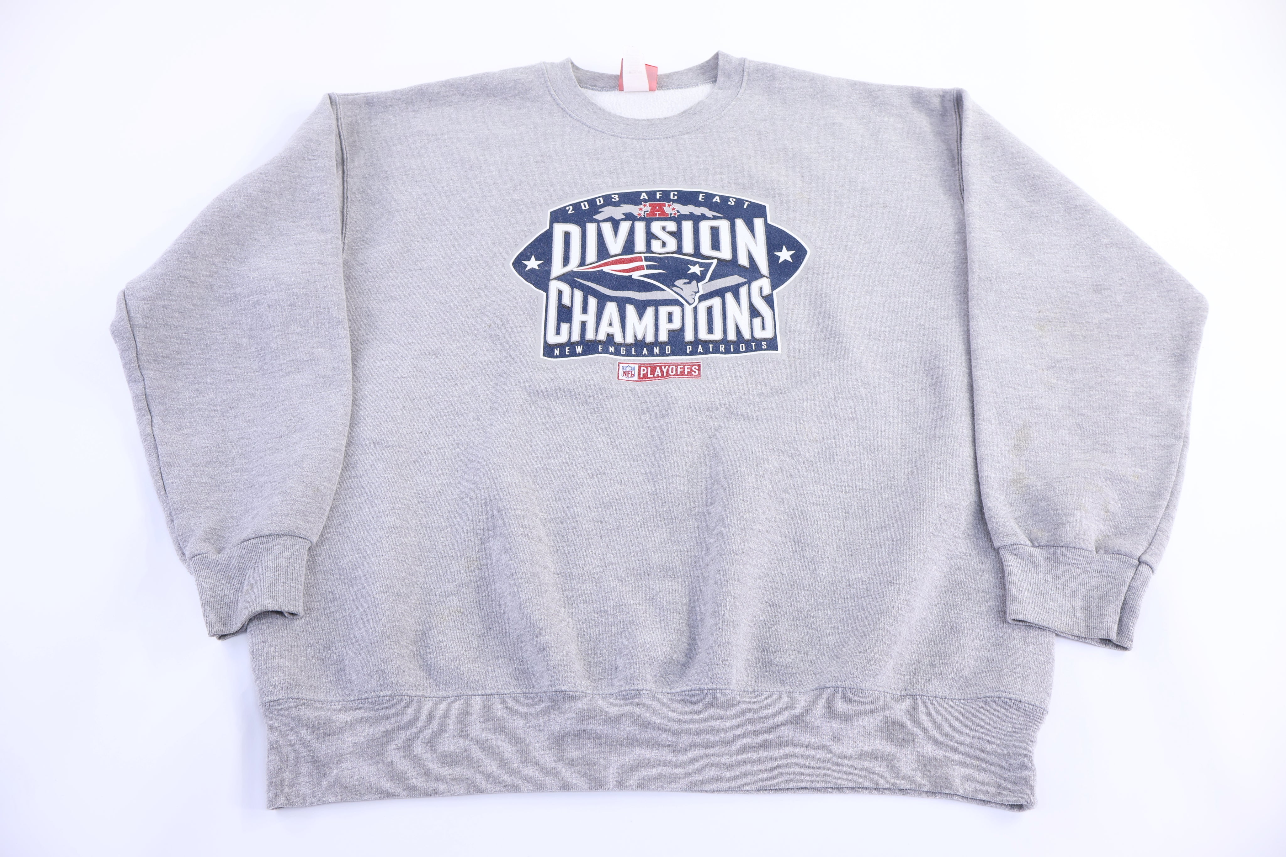 2003 New England Patriots Division Champs Sweatshirt