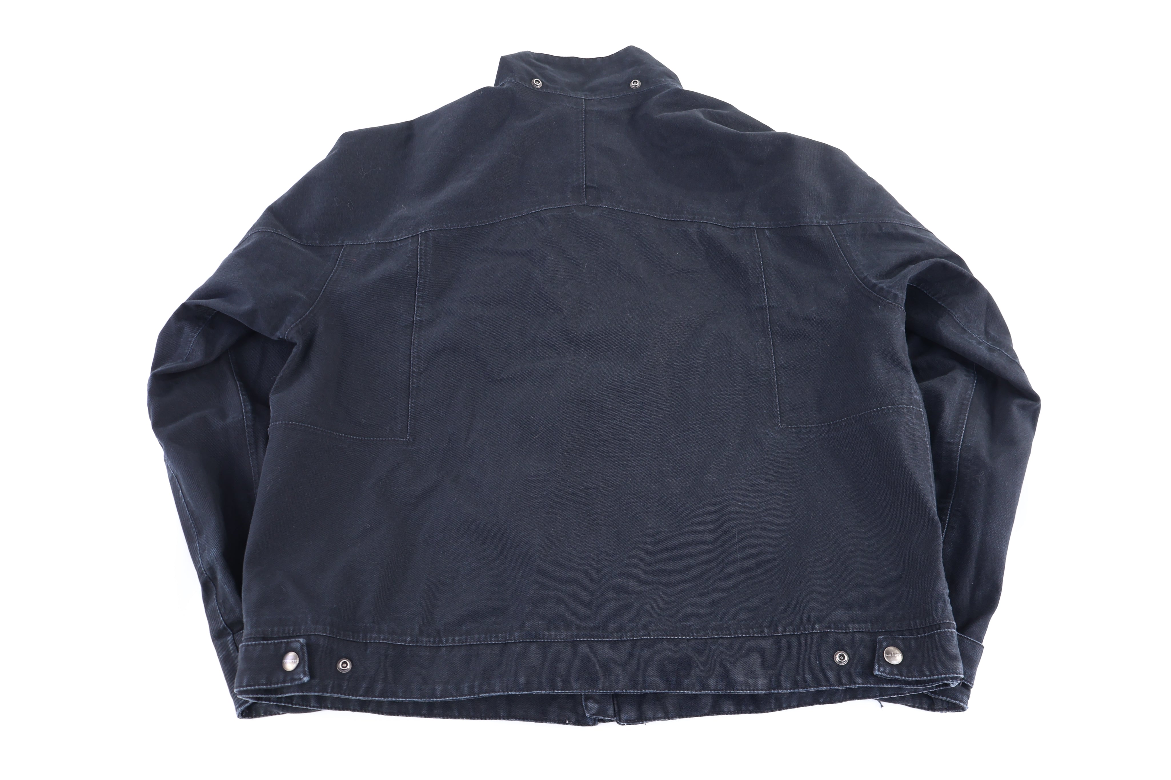 Carhartt Logo Patch Black Full Zip Jacket