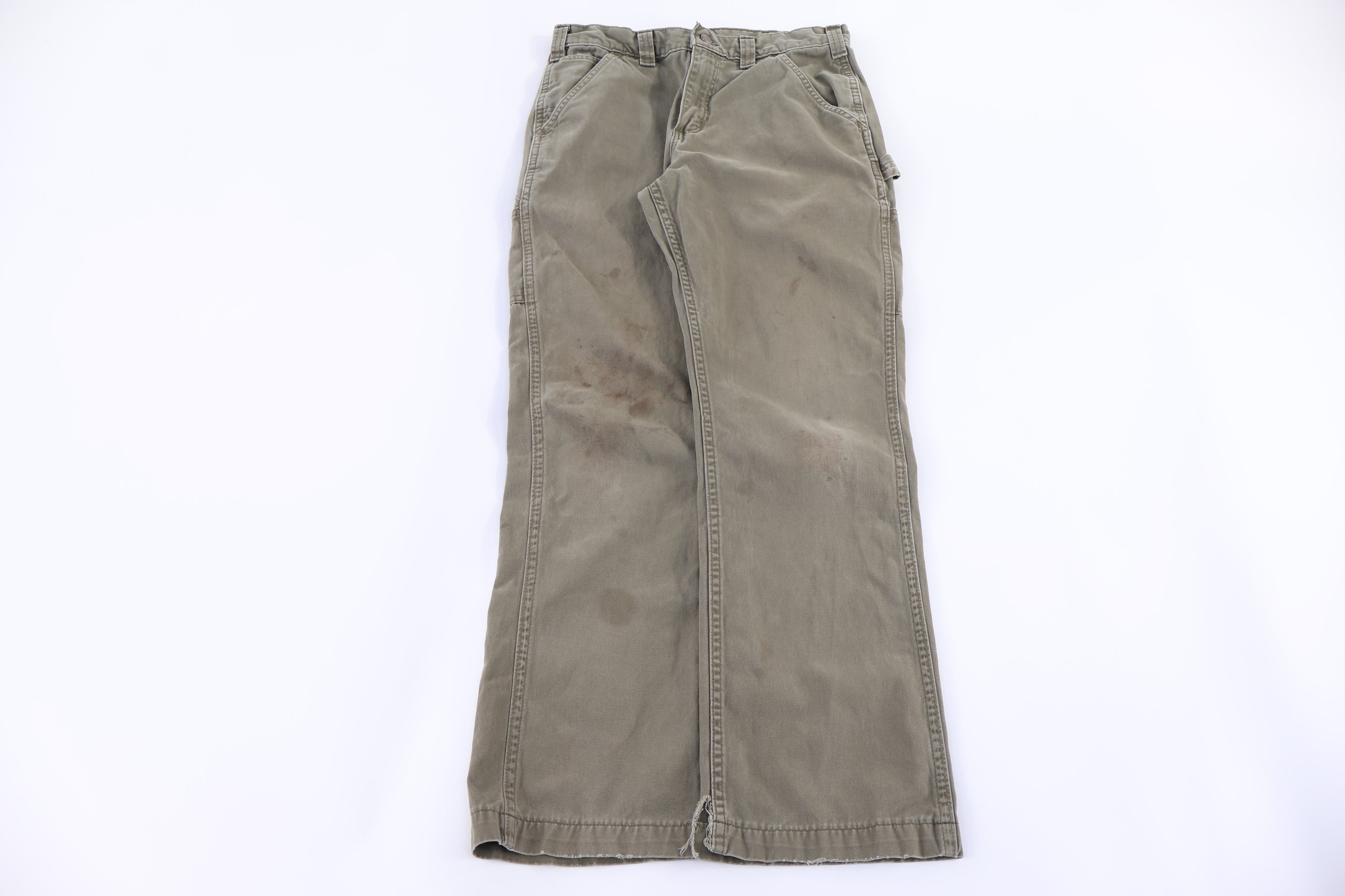 Carhartt Logo Patch Green Pants
