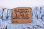 Women's Levi's 950 Light Wash Shorts