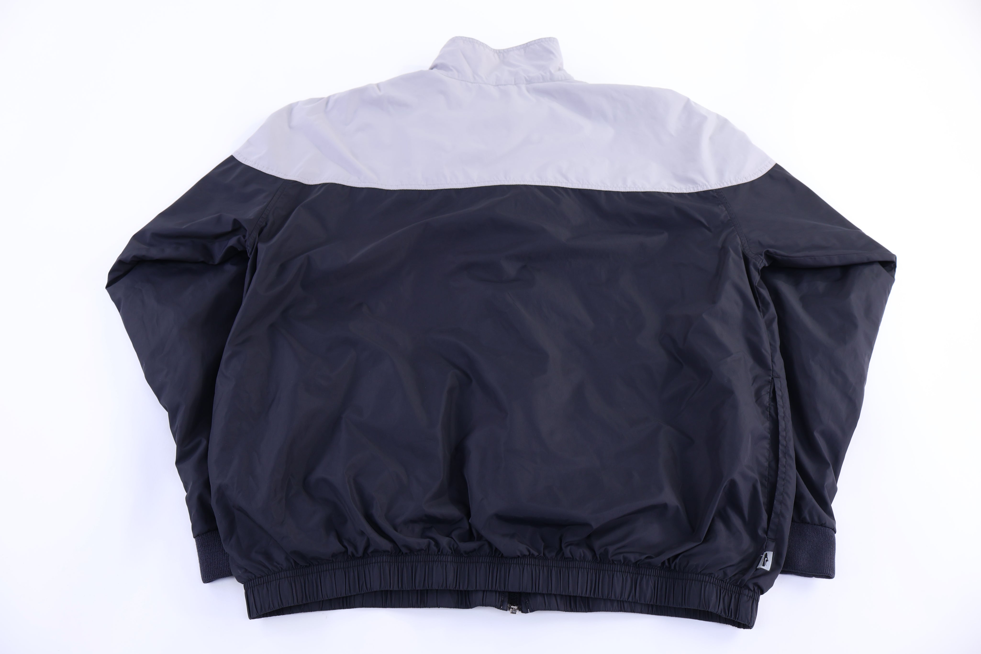 Vintage Nike Embroidered Logo Grey & Black Full Zip Jacket