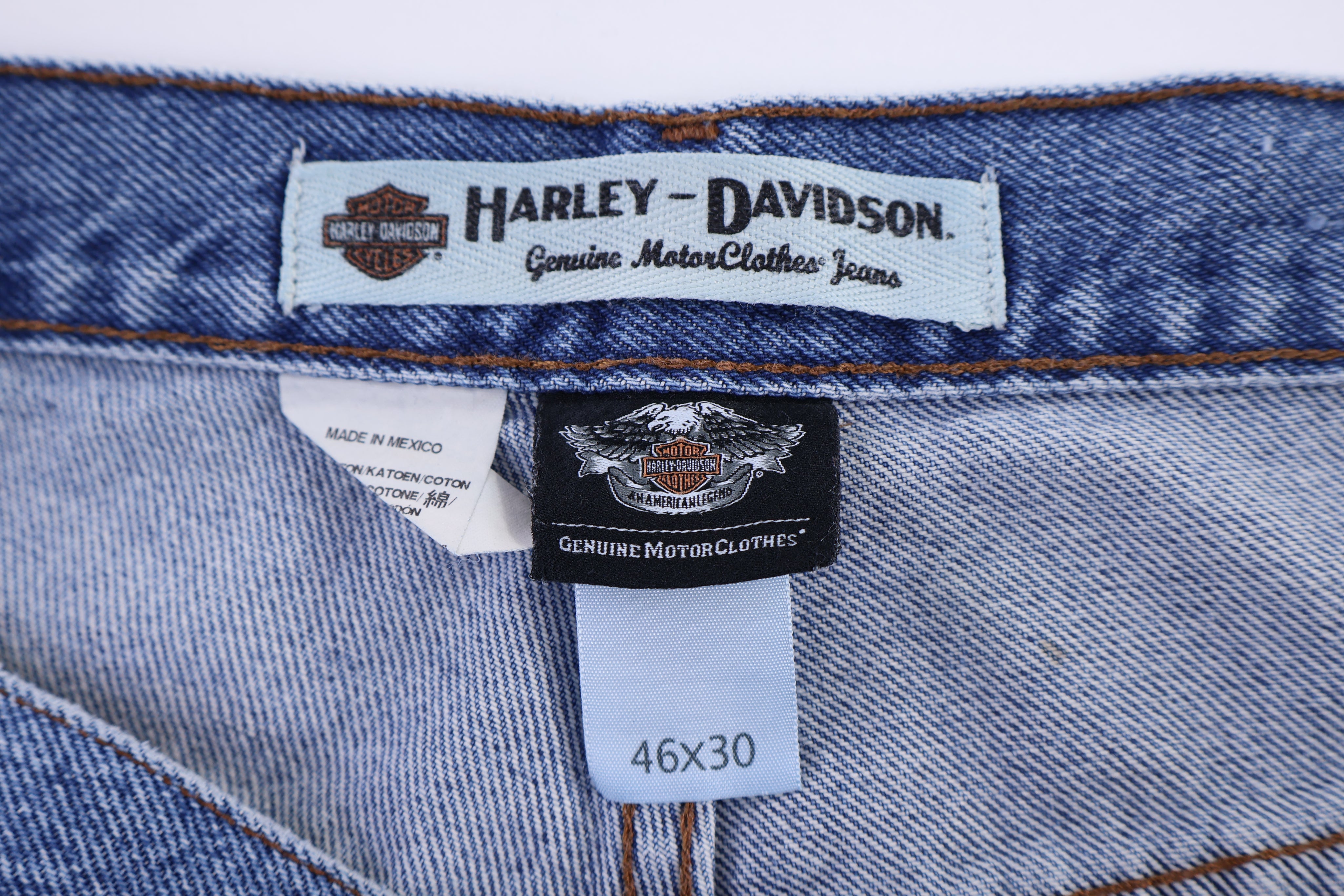 Harley Davidson Motorcycles Medium Wash Denim Jeans