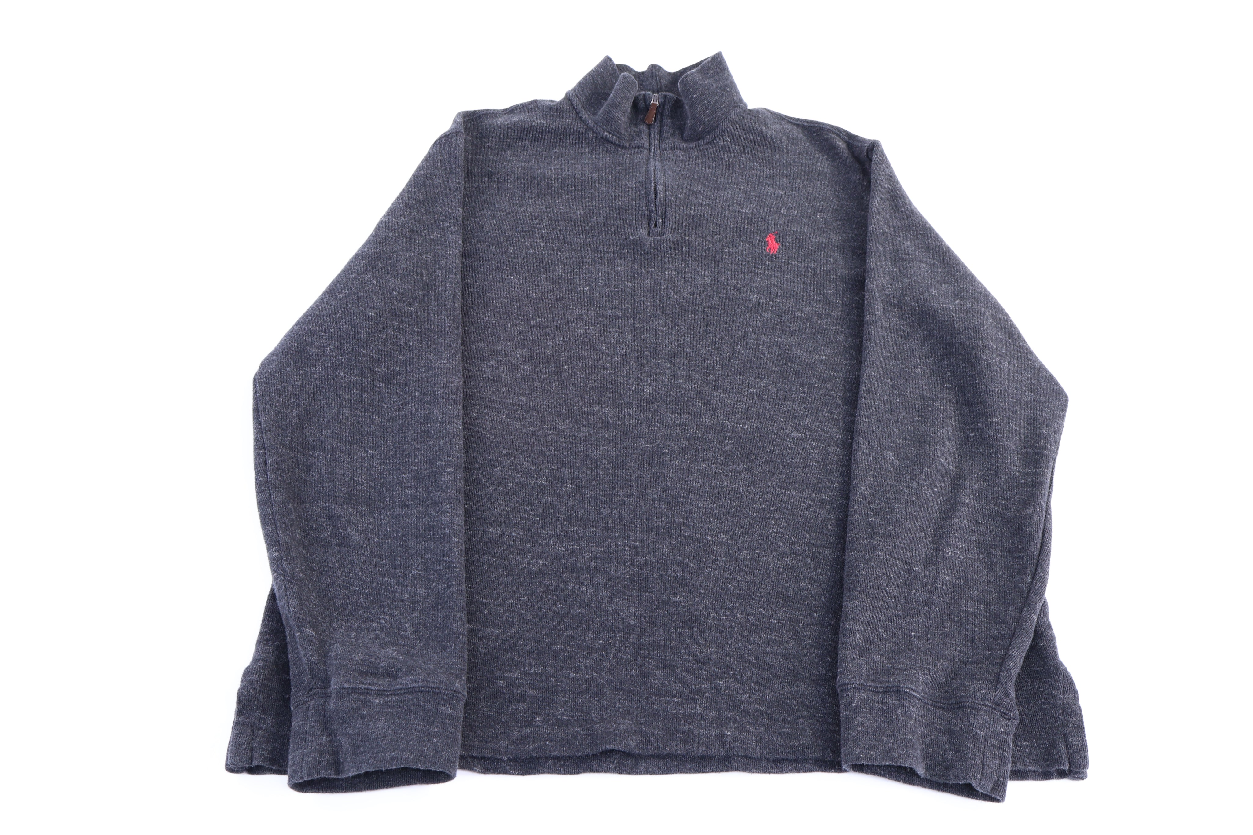 Polo Ralph Lauren Embroidered Logo Quarter Zip Sweater