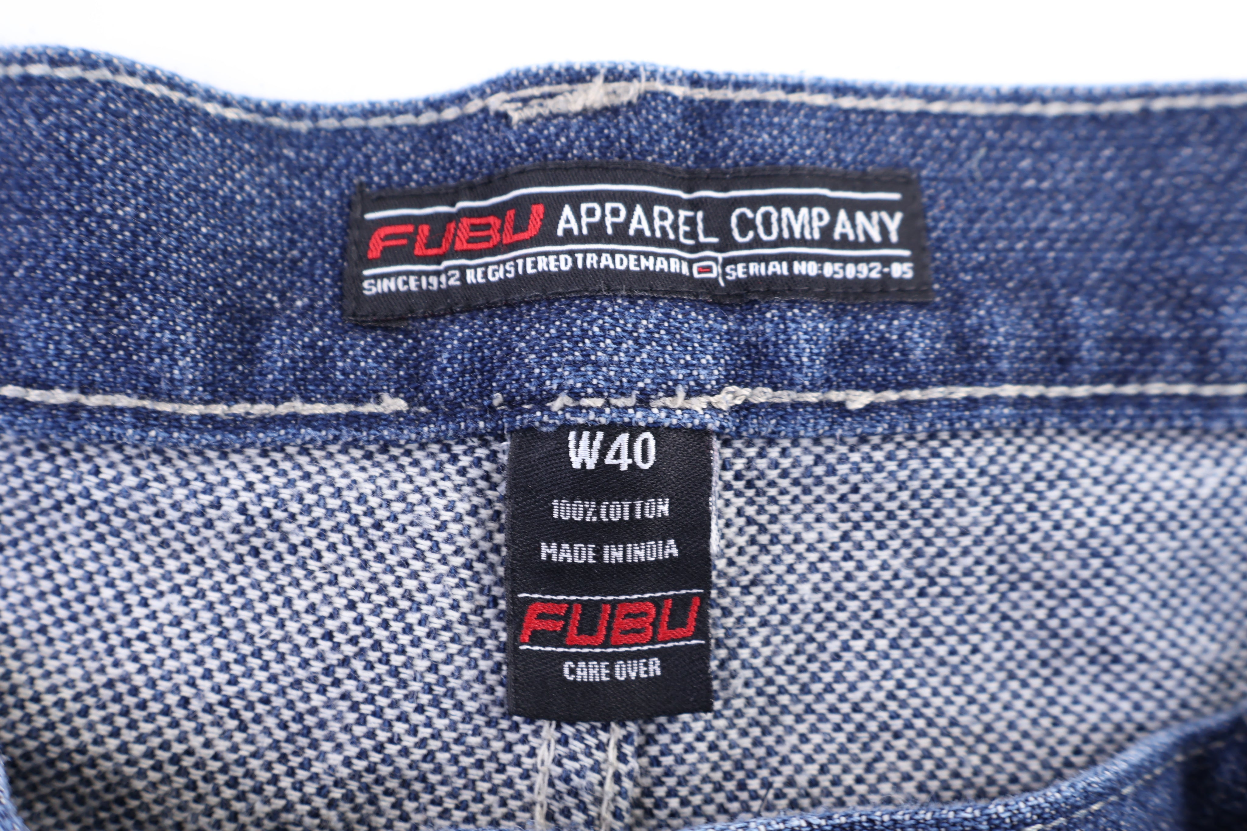 FUBU Dark Wash Denim Shorts