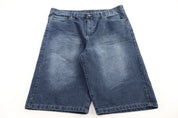 Y2K Brooklyn Xpress Dark Wash Denim Shorts