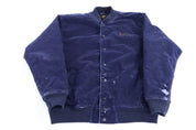 80's Lee Blue Corduroy Bomber Jacket