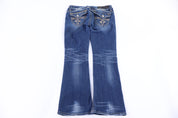 Women's Rock Revival Dark Wash Denim Jeans