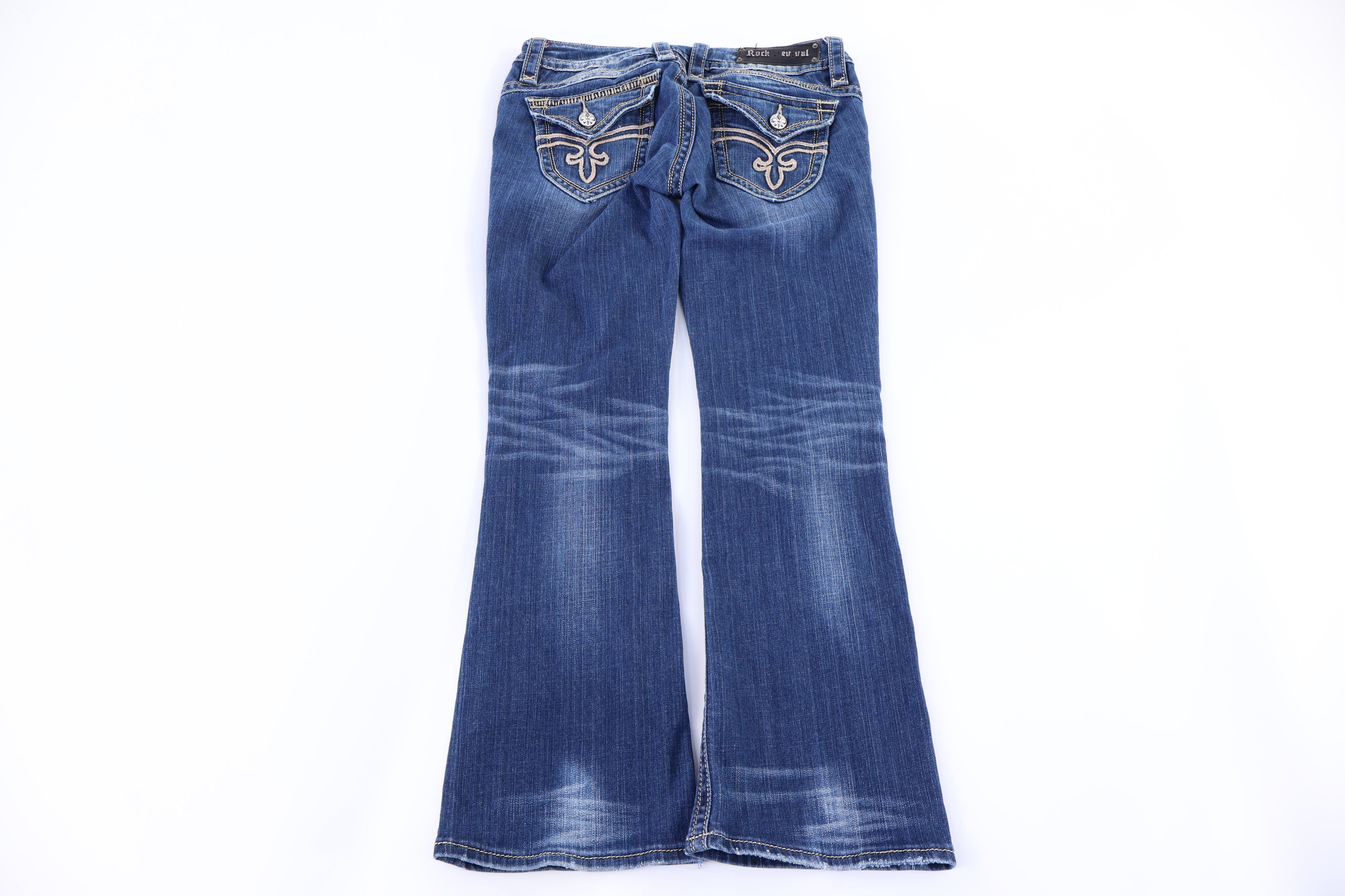 Women's Rock Revival Dark Wash Denim Jeans