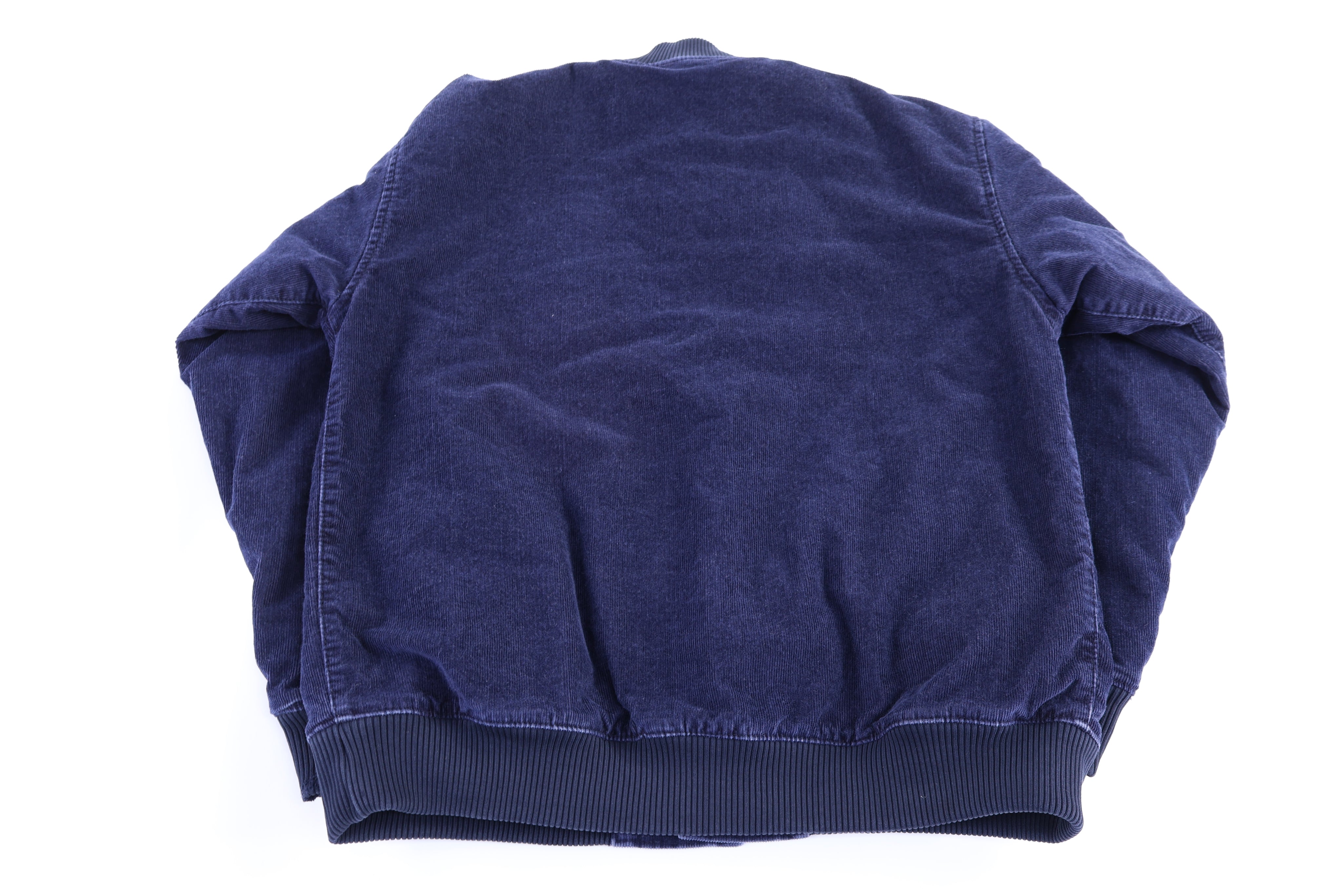 80's Lee Blue Corduroy Bomber Jacket