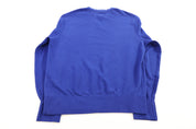 Polo Ralph Lauren Embroidered Logo Blue Sweater