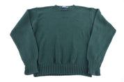 Polo by Ralph Lauren Embroidered Logo Green Knit Sweater