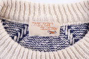 80's The Fox Multipatterned Knit Sweater