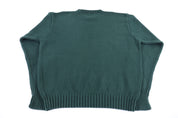 Polo by Ralph Lauren Embroidered Logo Green Knit Sweater