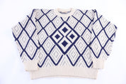 80's The Fox Multipatterned Knit Sweater