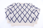 80's The Fox Multipatterned Knit Sweater
