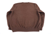Polo by Ralph Lauren Embroidered Logo Brown Knit Sweater