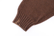 Polo by Ralph Lauren Embroidered Logo Brown Knit Sweater