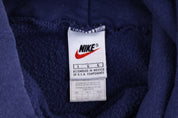 90's Nike Embroidered Logo Blue Pullover Hoodie