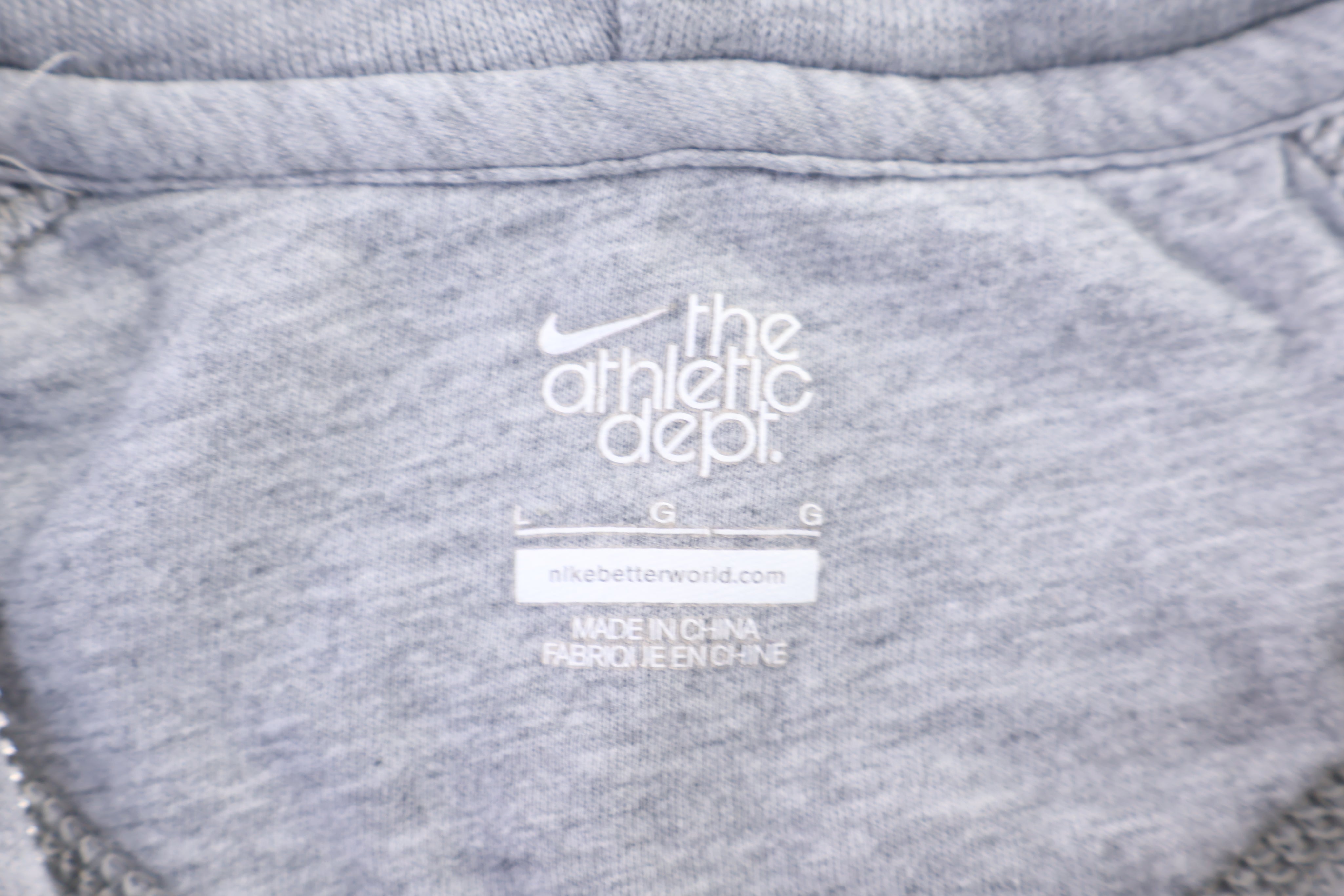 Women's Nike Grey Full Zip Hoodie