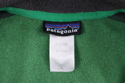 Patagonia Logo Patch Green Full Zip Sweater
