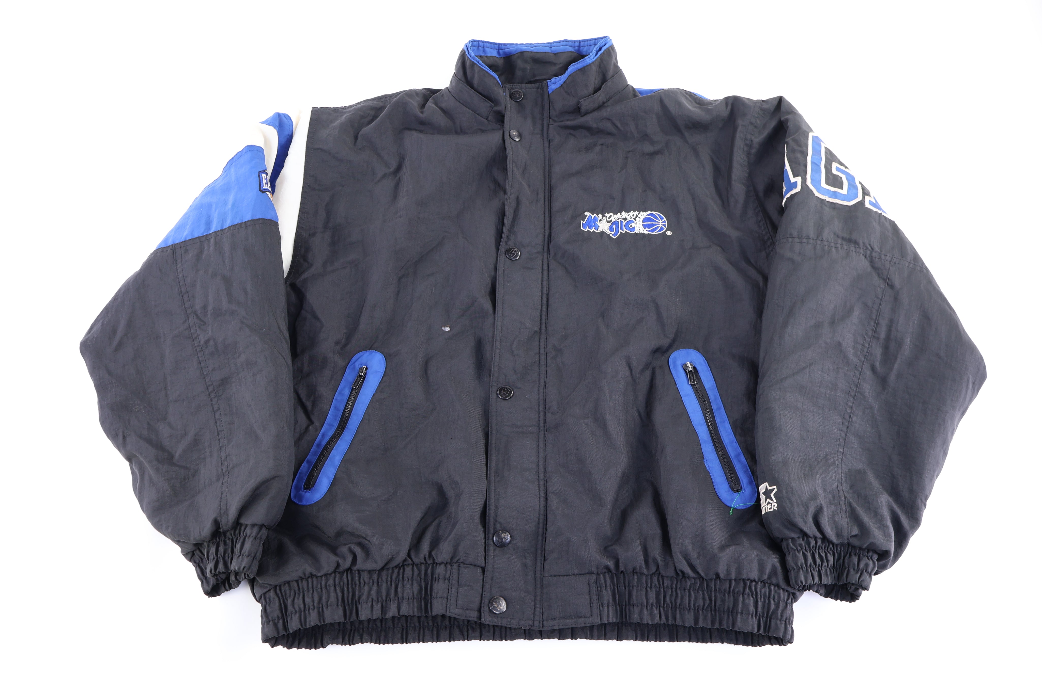 90's Starter Dallas Mavericks Basketball Puffer Jacket