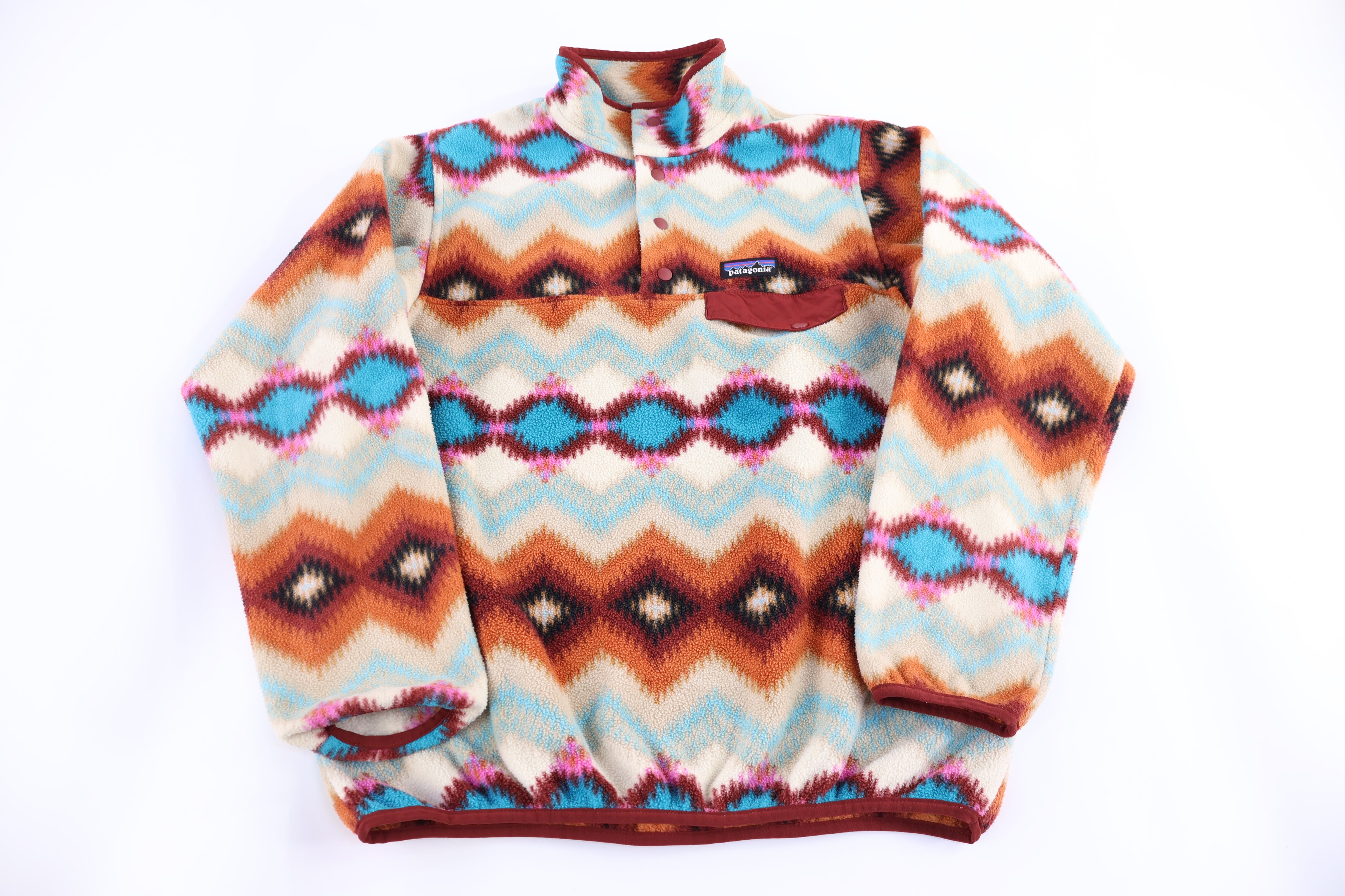 Patagonia Synchilla Logo Patch Snap-T Fleece Pullover