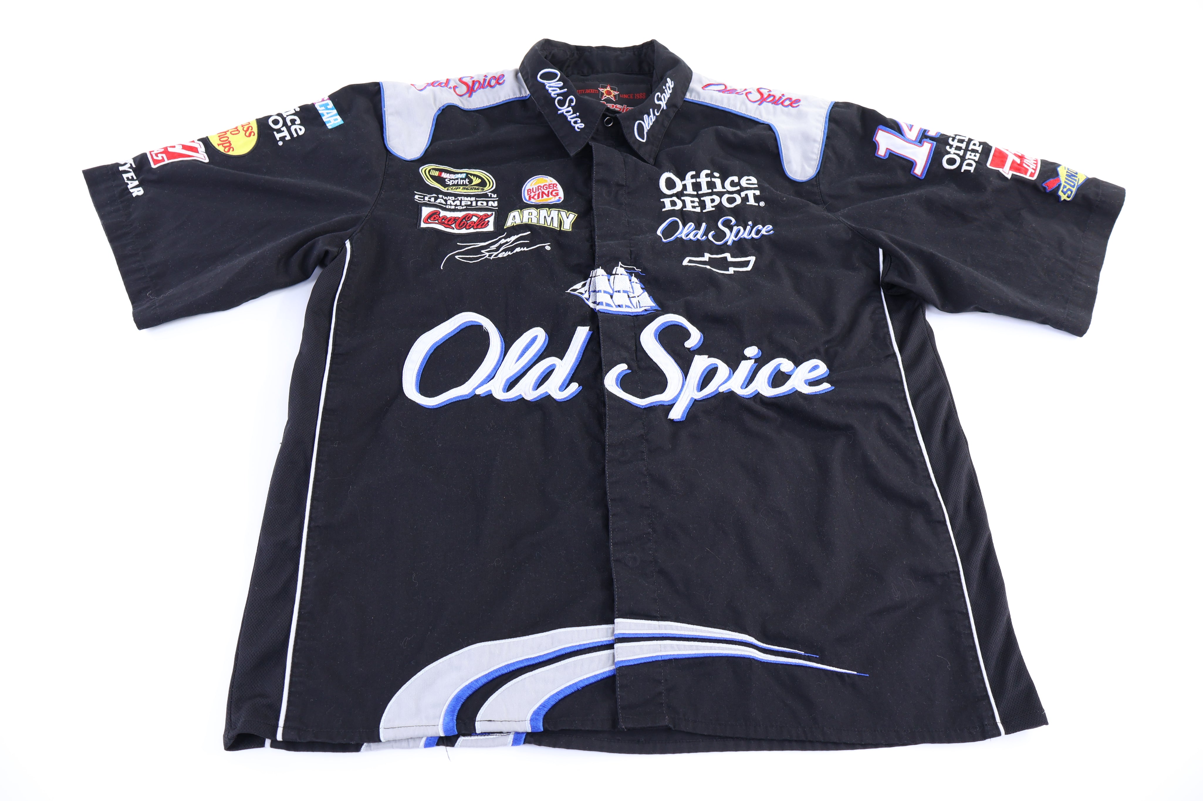 Nascar Old Spice Racing Button Down