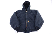 Carhartt Logo Patch Black Full Zip Jacket