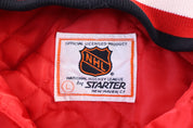 90's Starter Chicago Blackhawks Hockey Bomber Jacket
