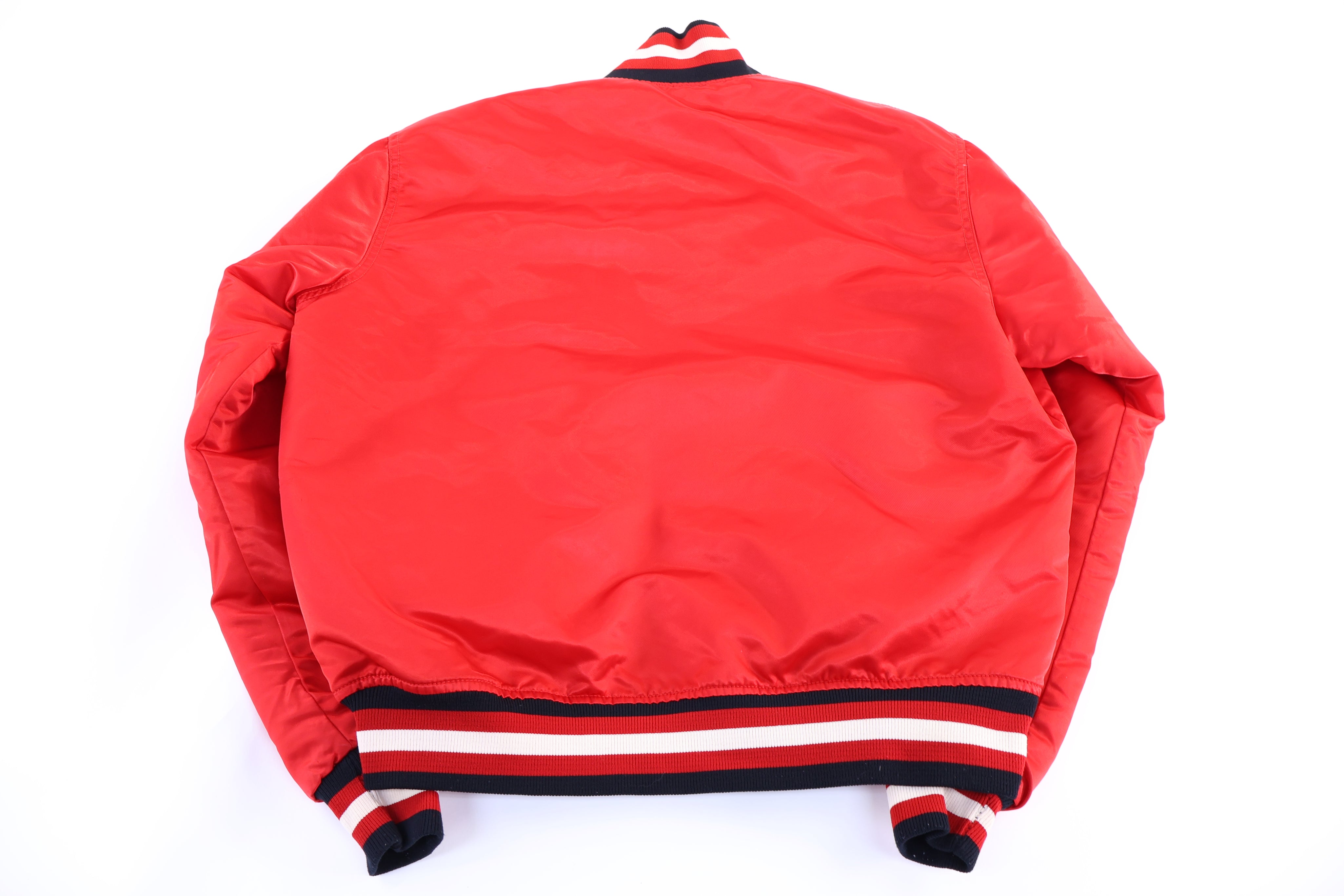 90's Starter Chicago Blackhawks Hockey Bomber Jacket
