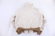 Carhartt Logo Patch Cream Full Zip Jacket