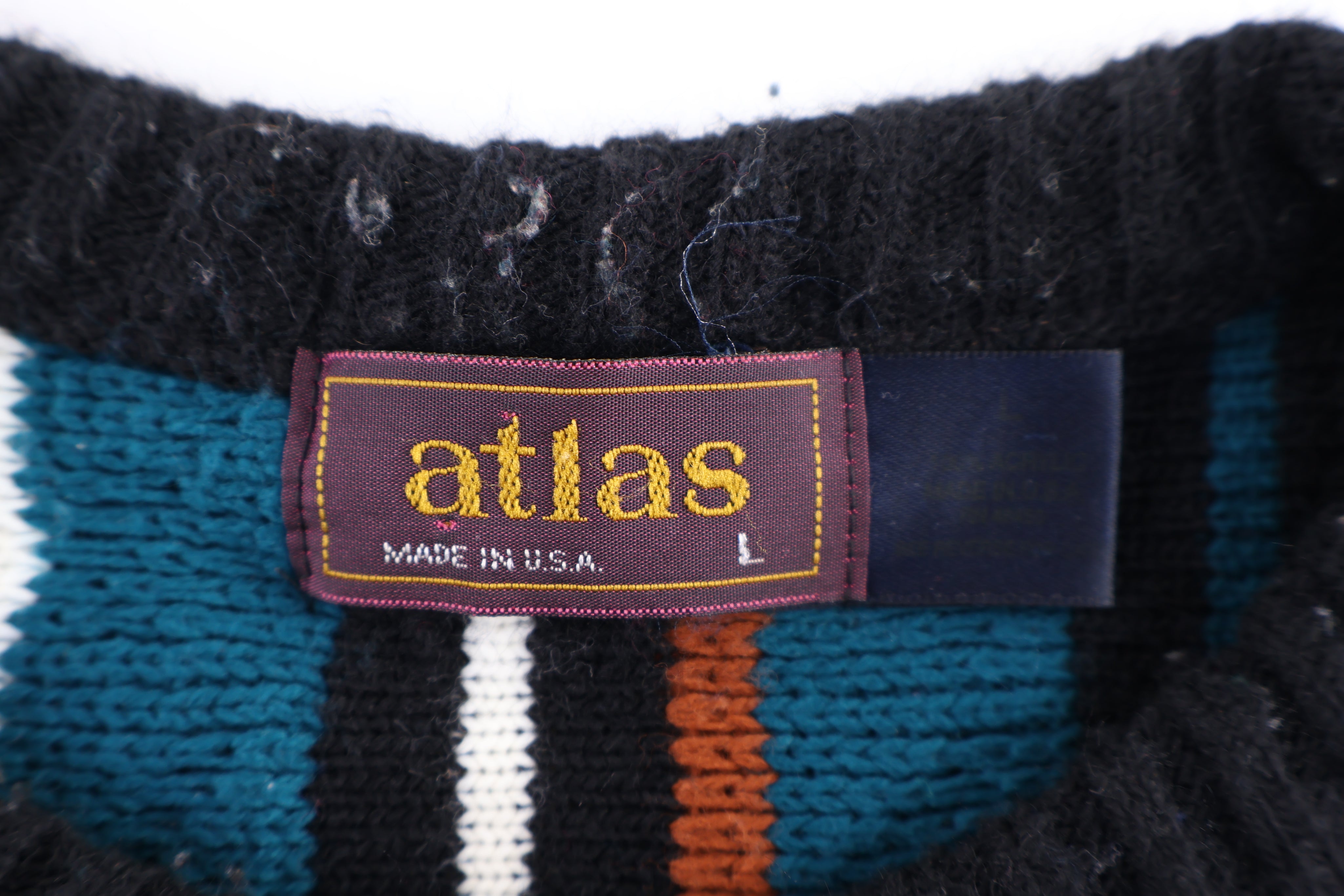 90's Atlas Multicolor Knit Sweater