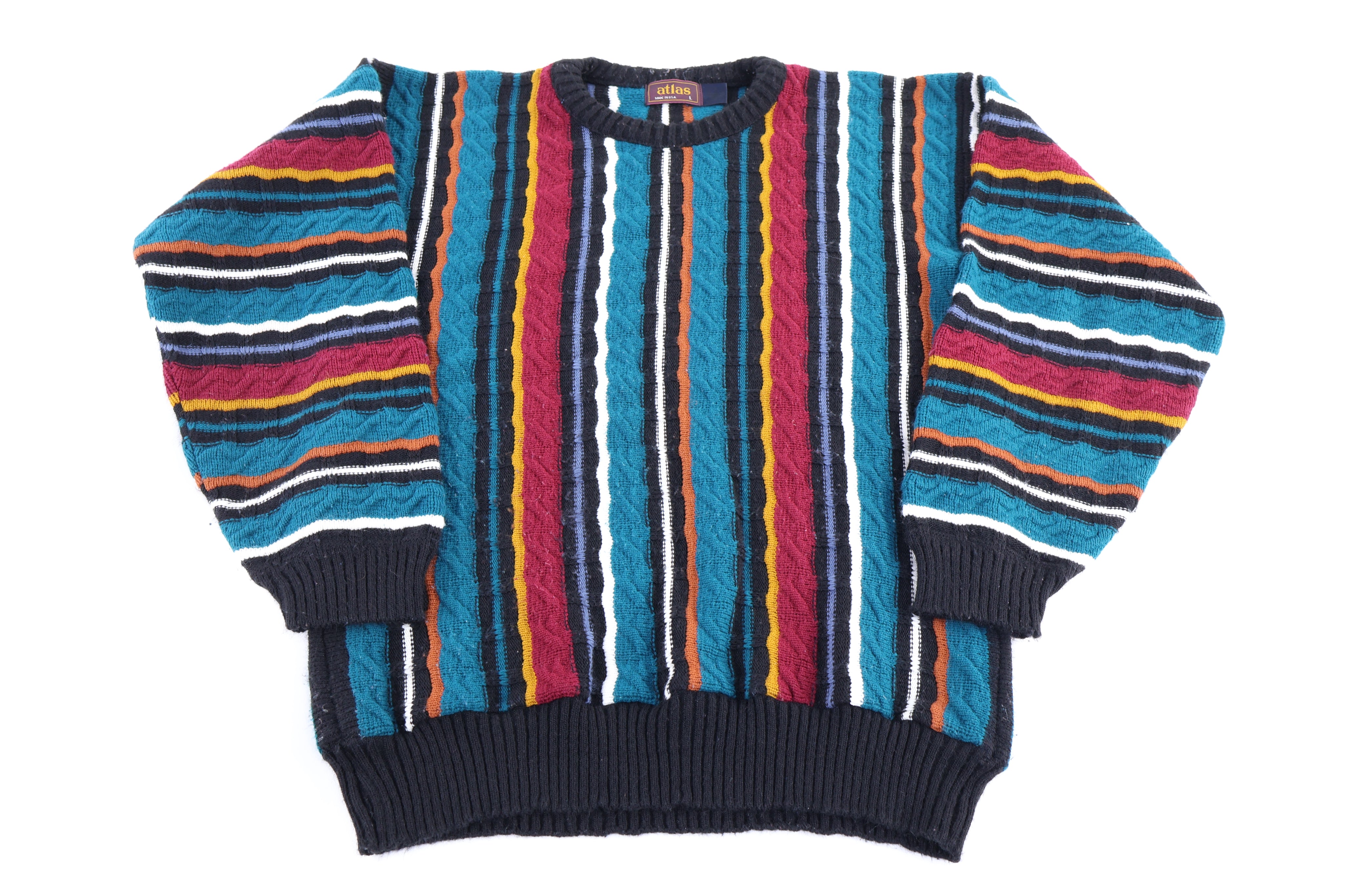 90's Atlas Multicolor Knit Sweater
